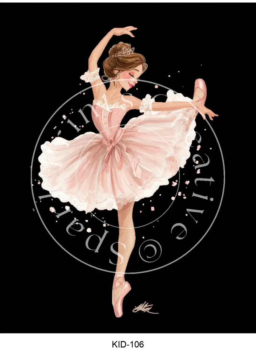 Chidren Themed Styles Transfer Sheet Image KID-106