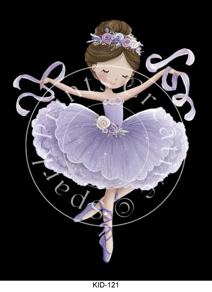 Chidren Themed Styles Transfer Sheet Image KID-121