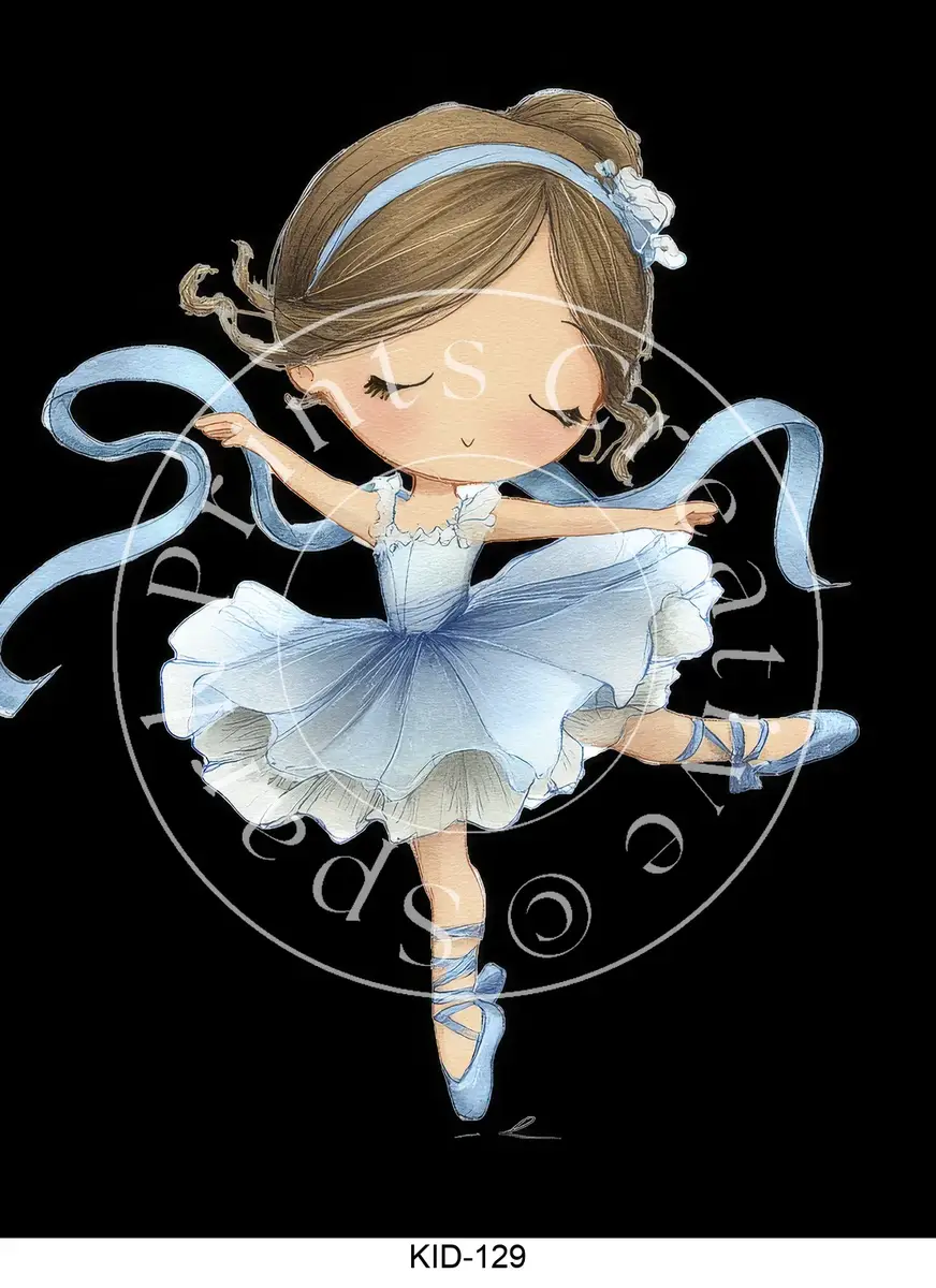 Chidren Themed Styles Transfer Sheet Image KID-129