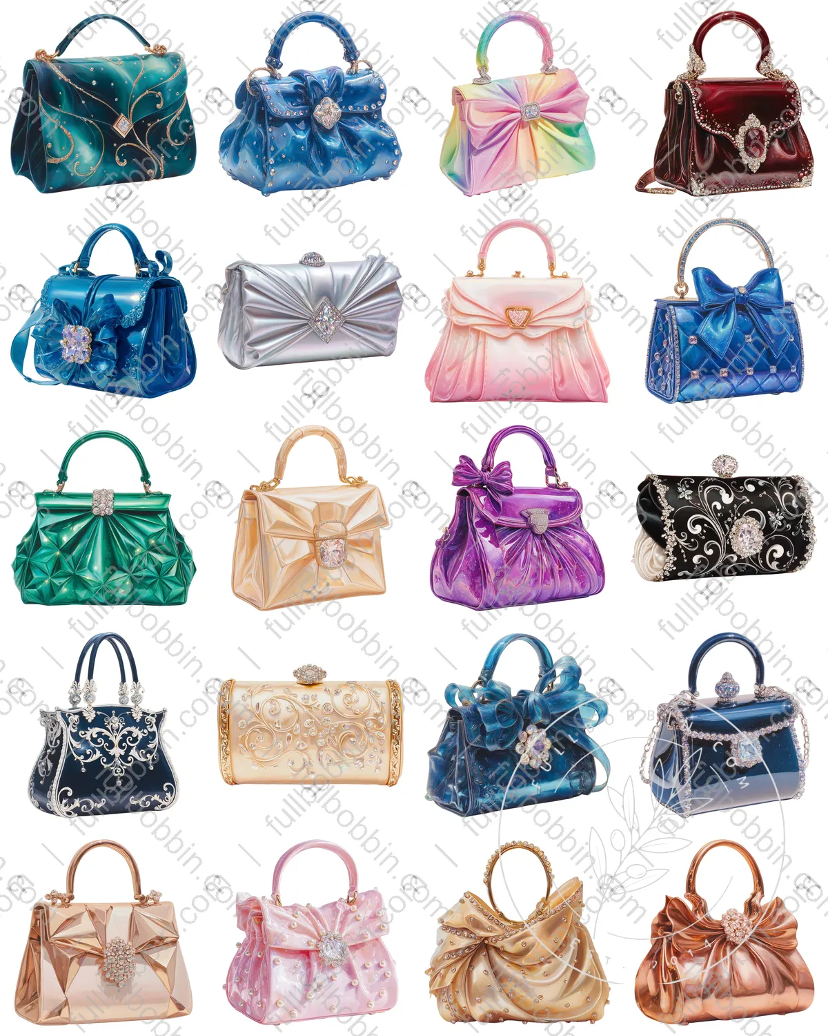 Luxe Bags Charms Set for Water Soluble Paper