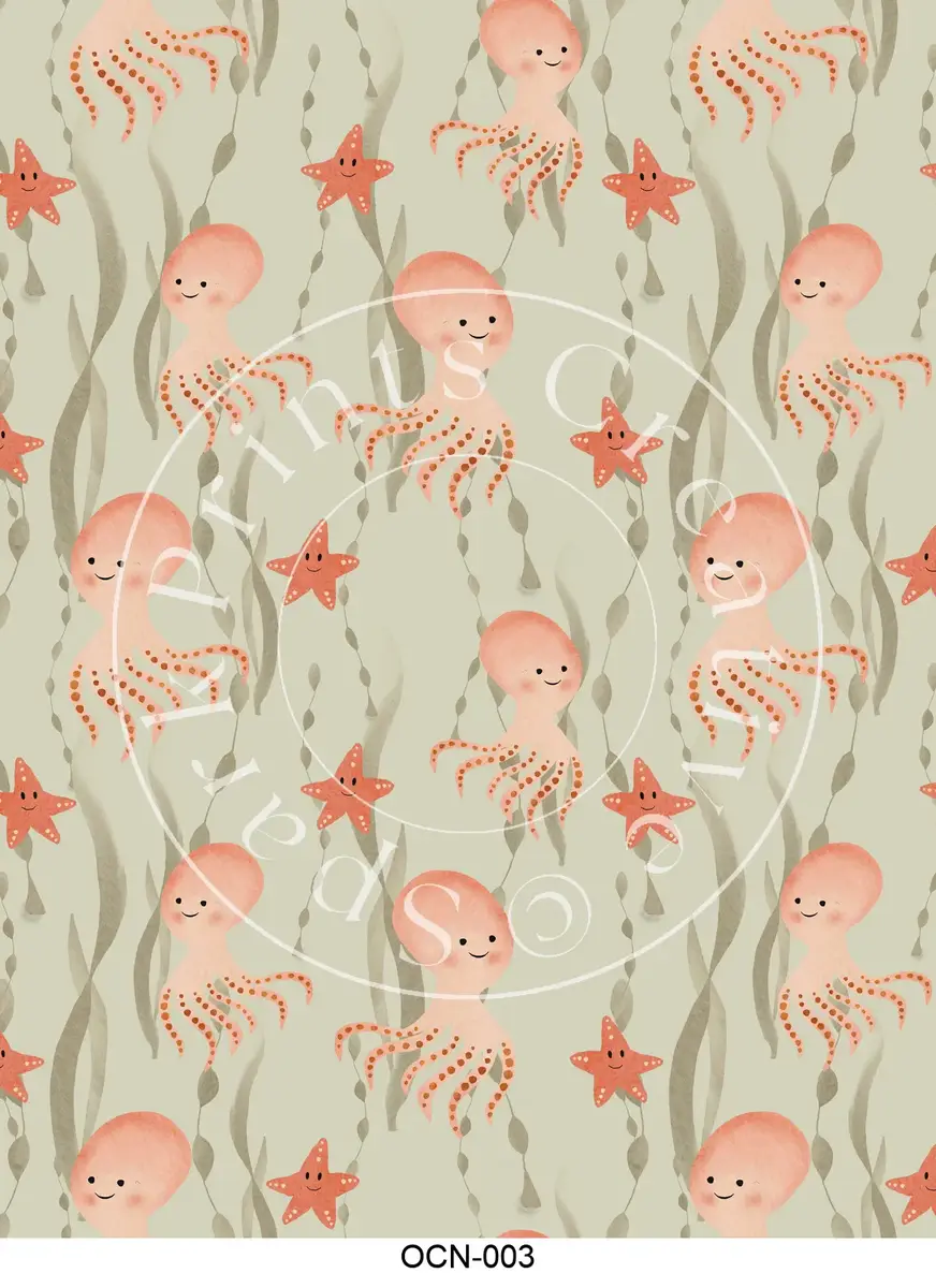 Nautical | Ocean | Beach Styles Transfer Sheet Image OCN-003