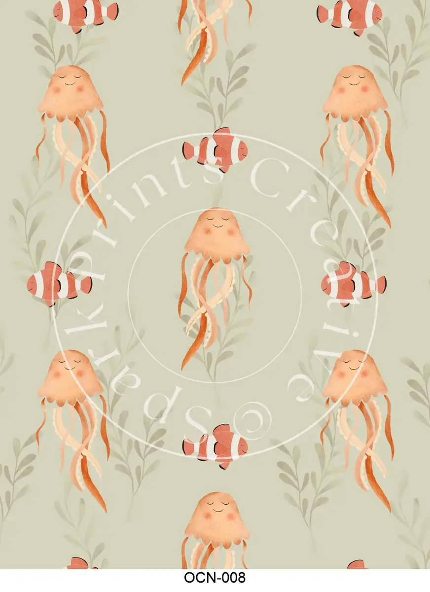 Nautical | Ocean | Beach Styles Transfer Sheet Image OCN-008