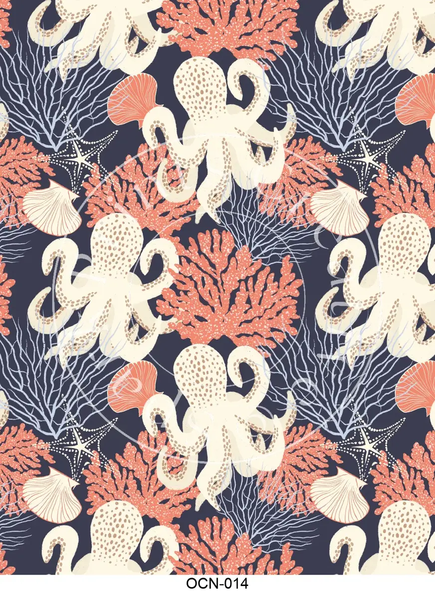 Nautical | Ocean | Beach Styles Transfer Sheet Image OCN-014