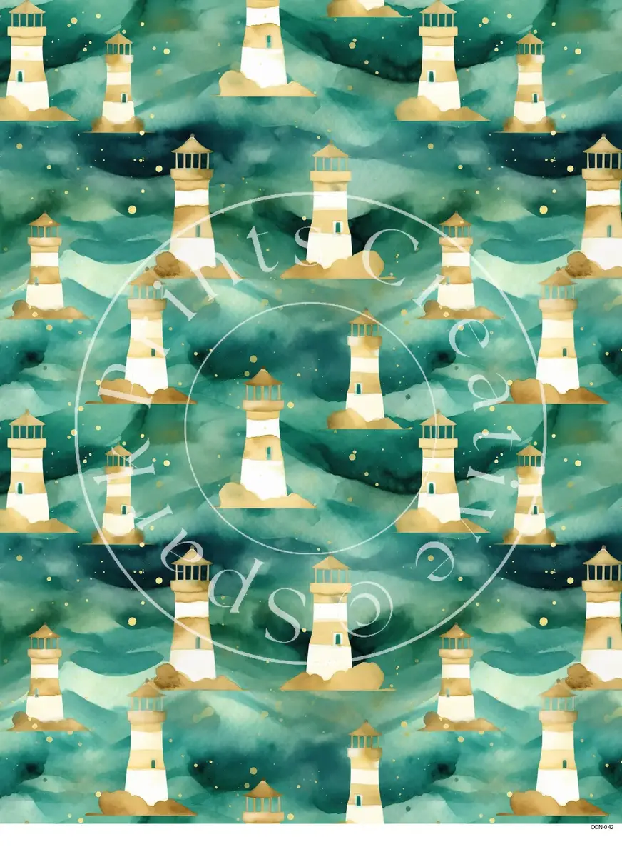 Nautical | Ocean | Beach Styles Transfer Sheet Image OCN-042
