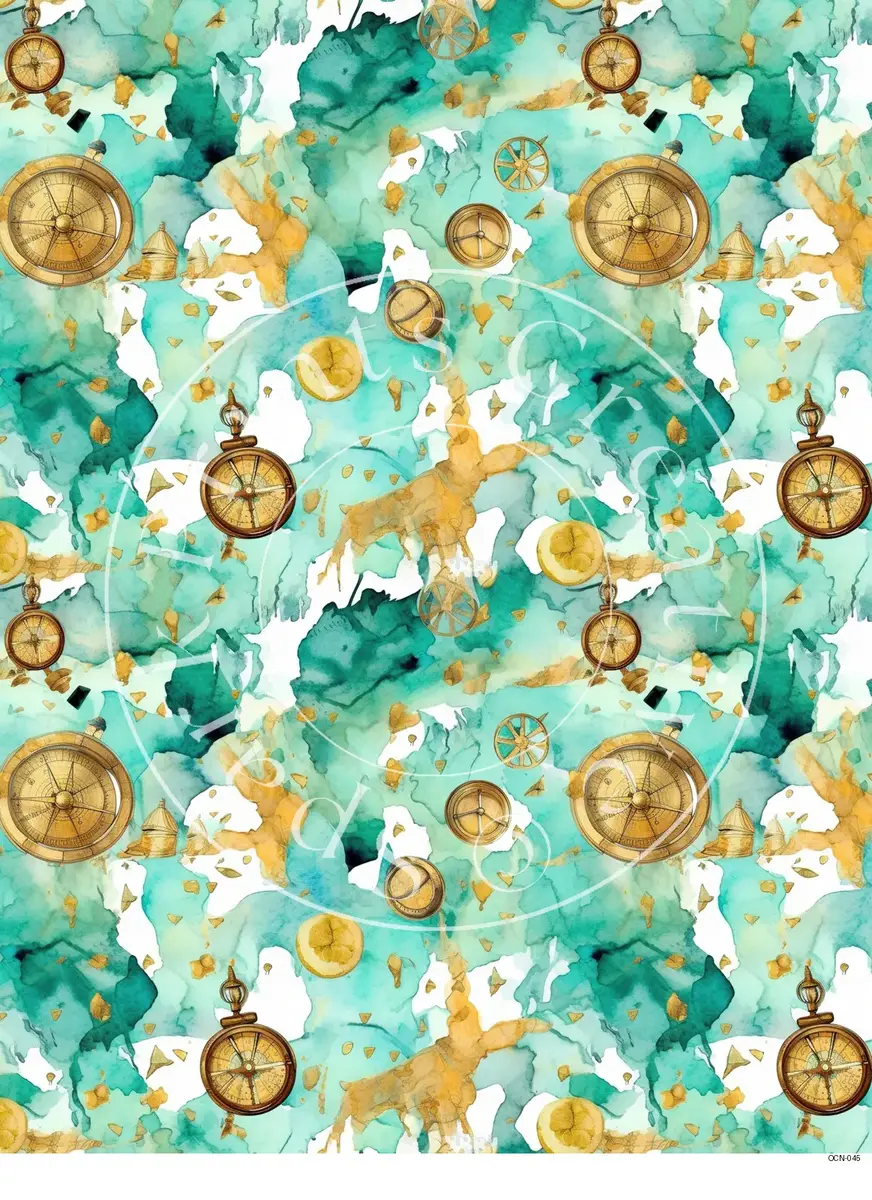 Nautical | Ocean | Beach Styles Transfer Sheet Image OCN-045