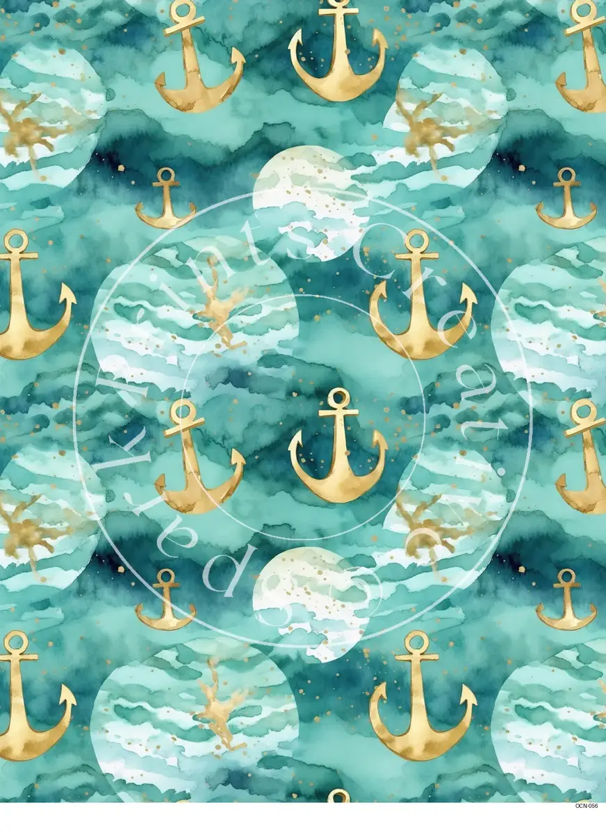 Nautical | Ocean | Beach Styles Transfer Sheet Image OCN-056