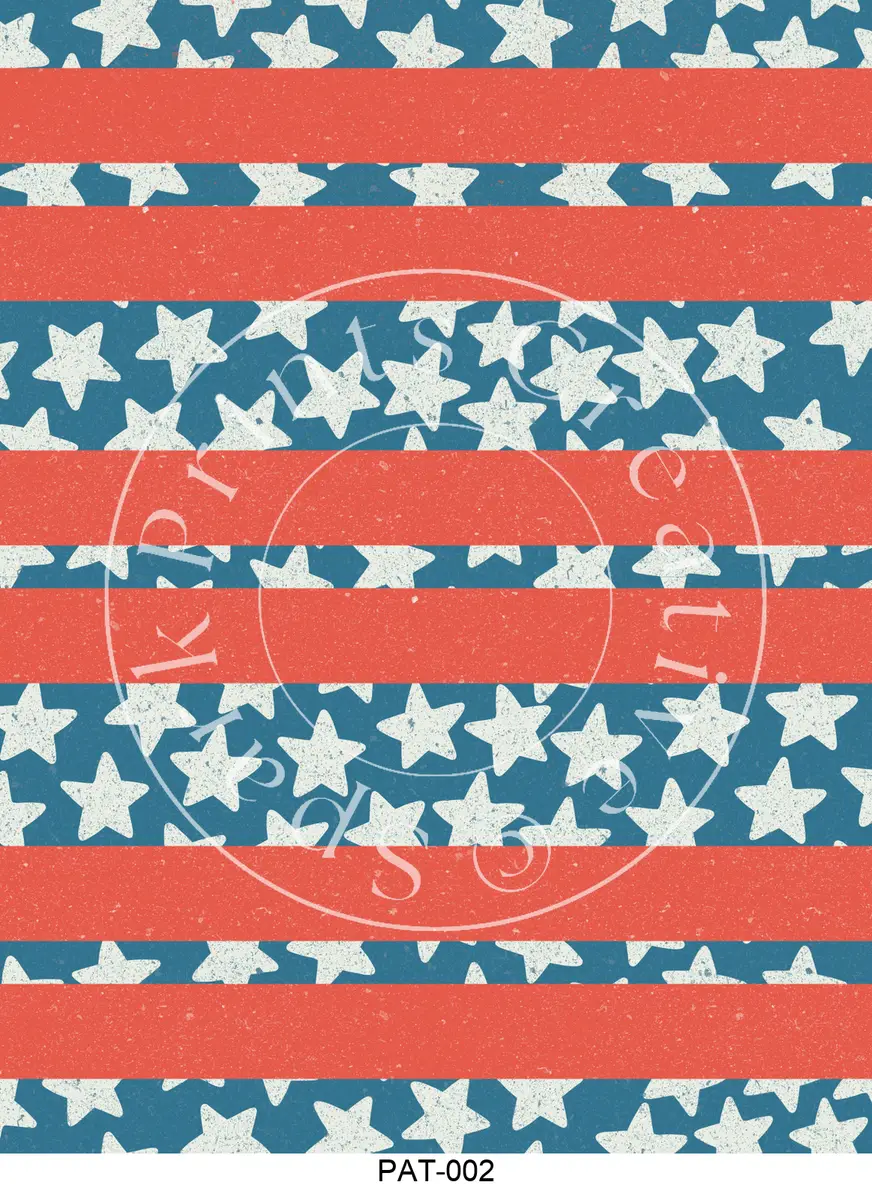 Patriotic USA Designs Transfer Sheet Image PAT-002