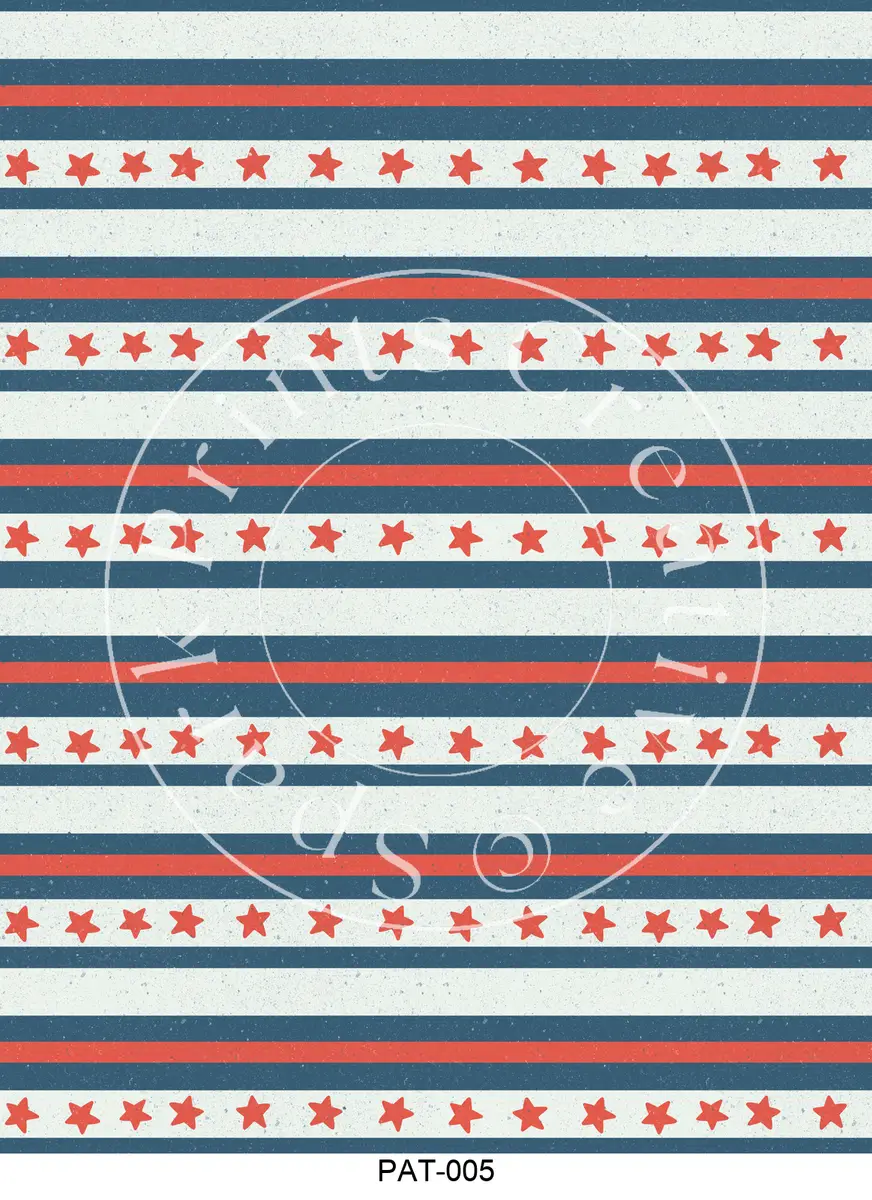 Patriotic USA Designs Transfer Sheet Image PAT-005