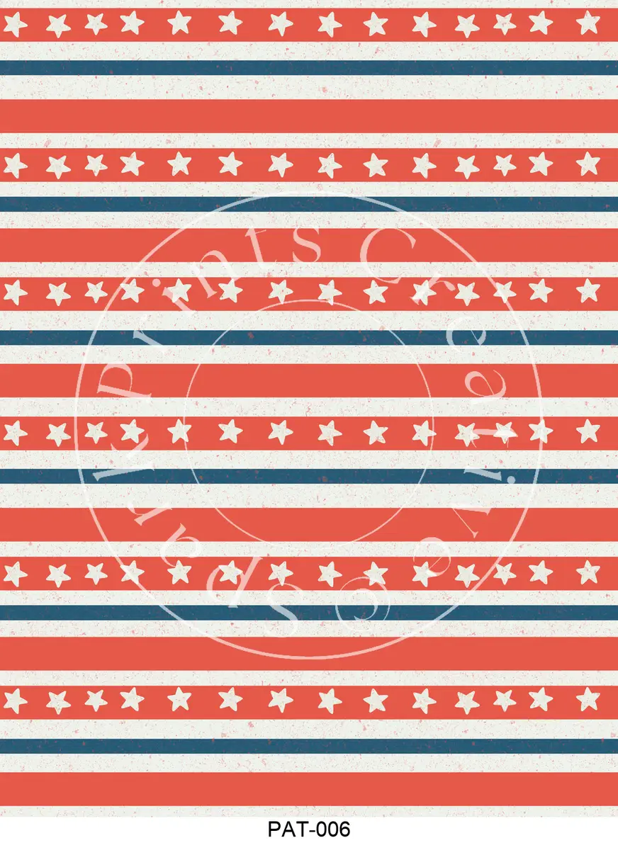 Patriotic USA Designs Transfer Sheet Image PAT-006
