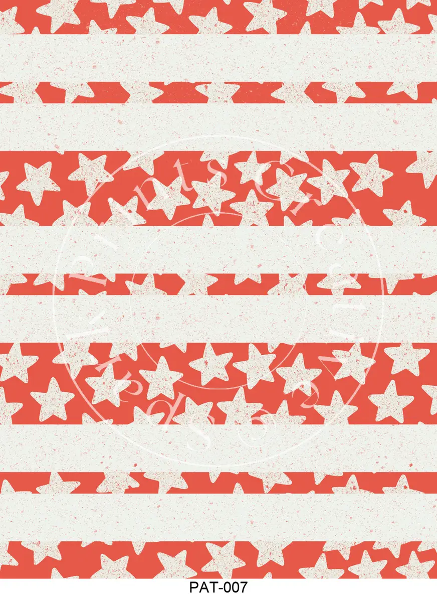 Patriotic USA Designs Transfer Sheet Image PAT-007