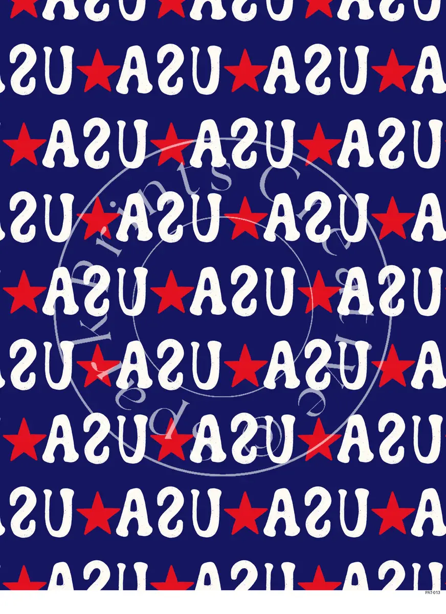 Patriotic USA Designs Transfer Sheet Image PAT-013