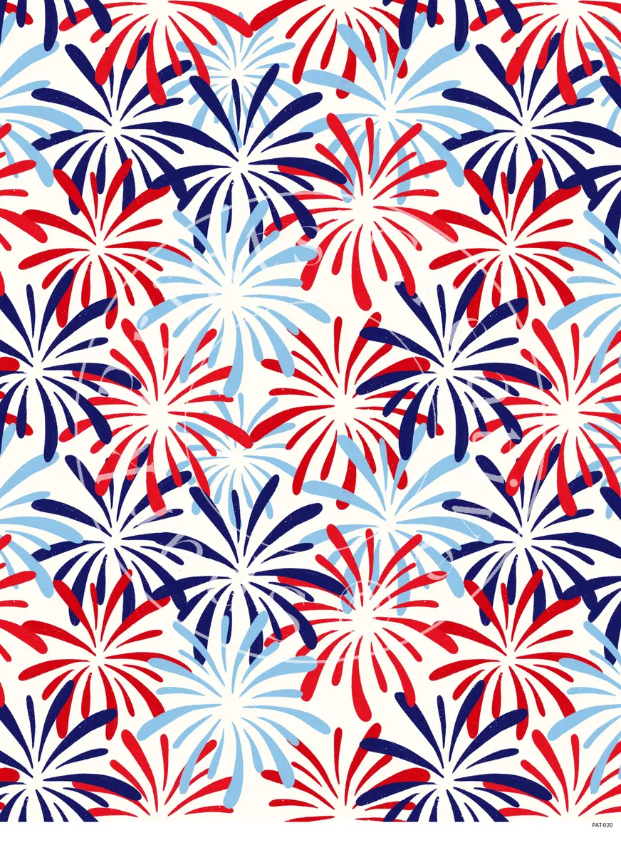 Patriotic USA Designs Transfer Sheet Image PAT-020