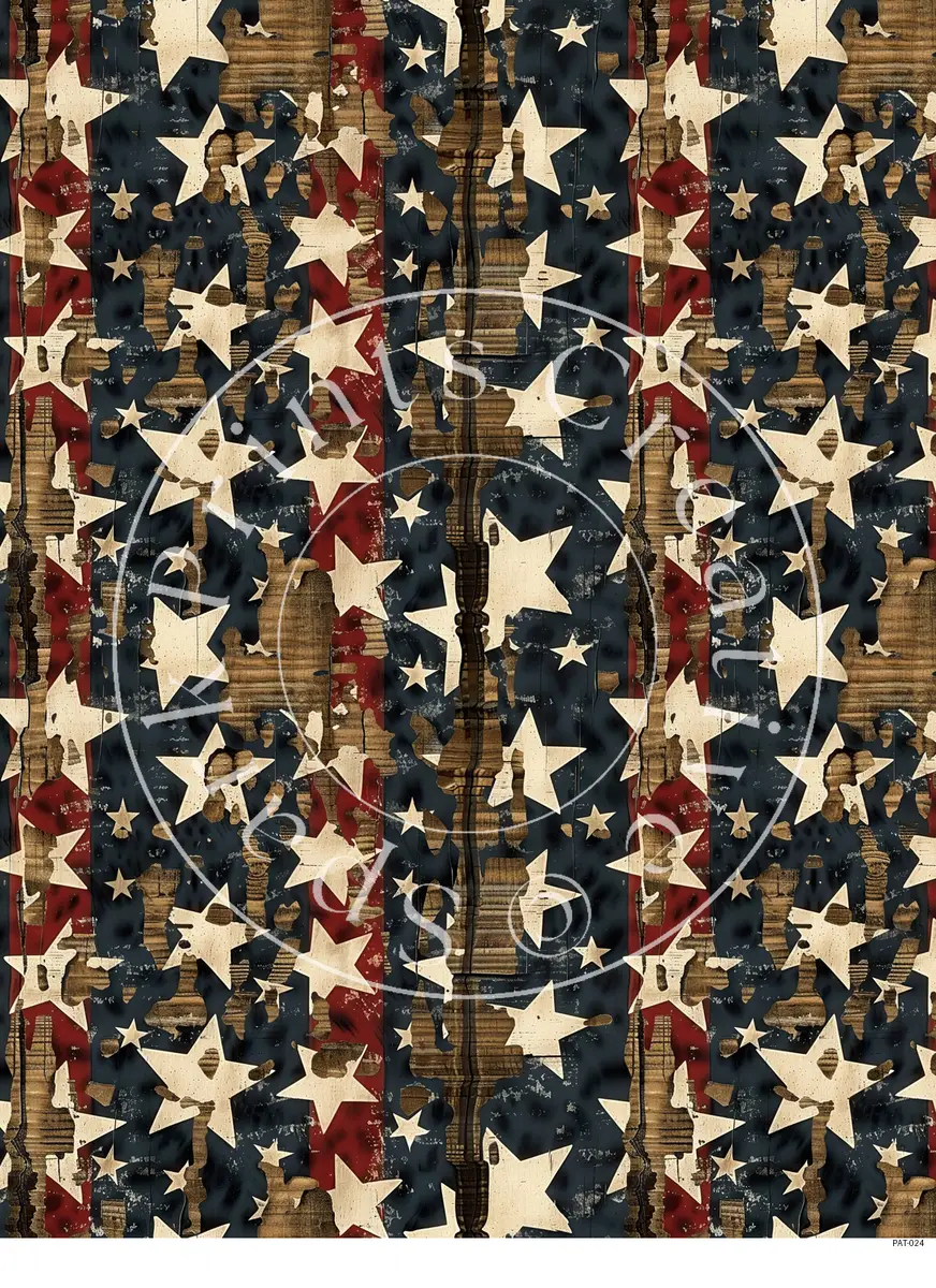 Patriotic USA Designs Transfer Sheet Image PAT-024