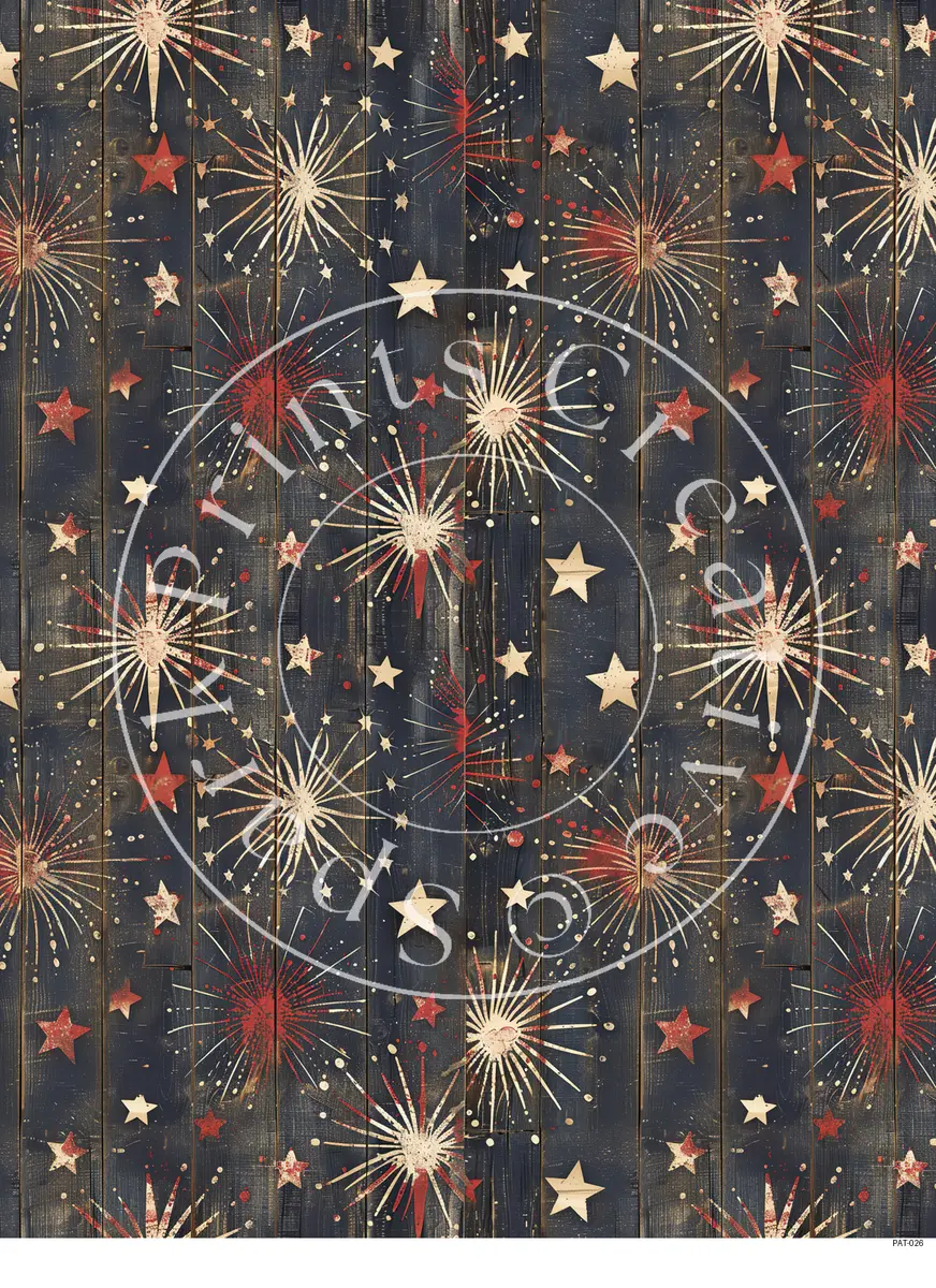 Patriotic USA Designs Transfer Sheet Image PAT-026