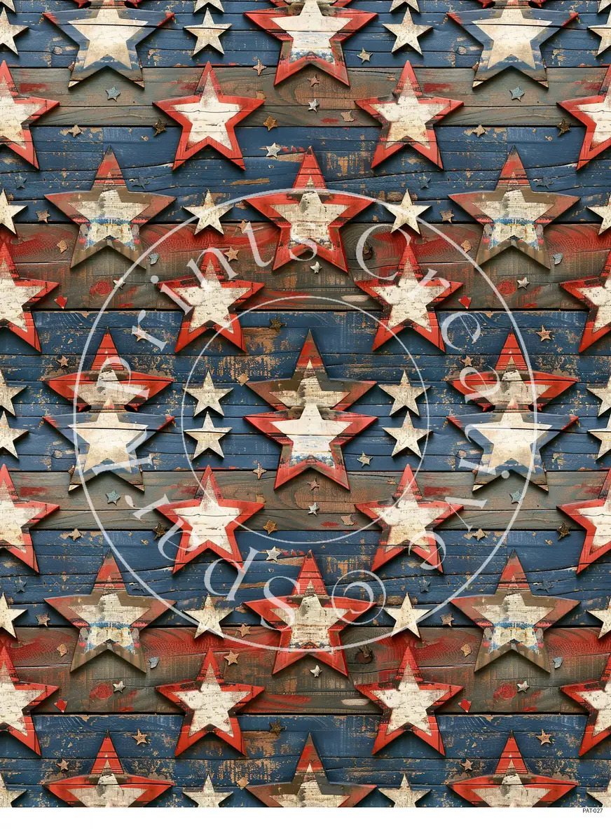 Patriotic USA Designs Transfer Sheet Image PAT-027