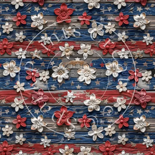 Patriotic USA Designs Transfer Sheet Image PAT-032 - Image 1