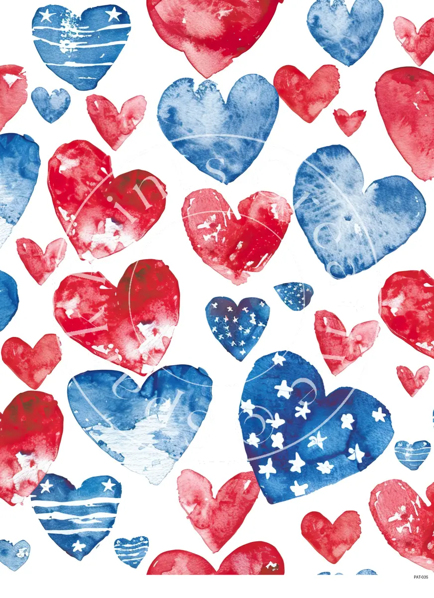 Patriotic USA Designs Transfer Sheet Image PAT-035