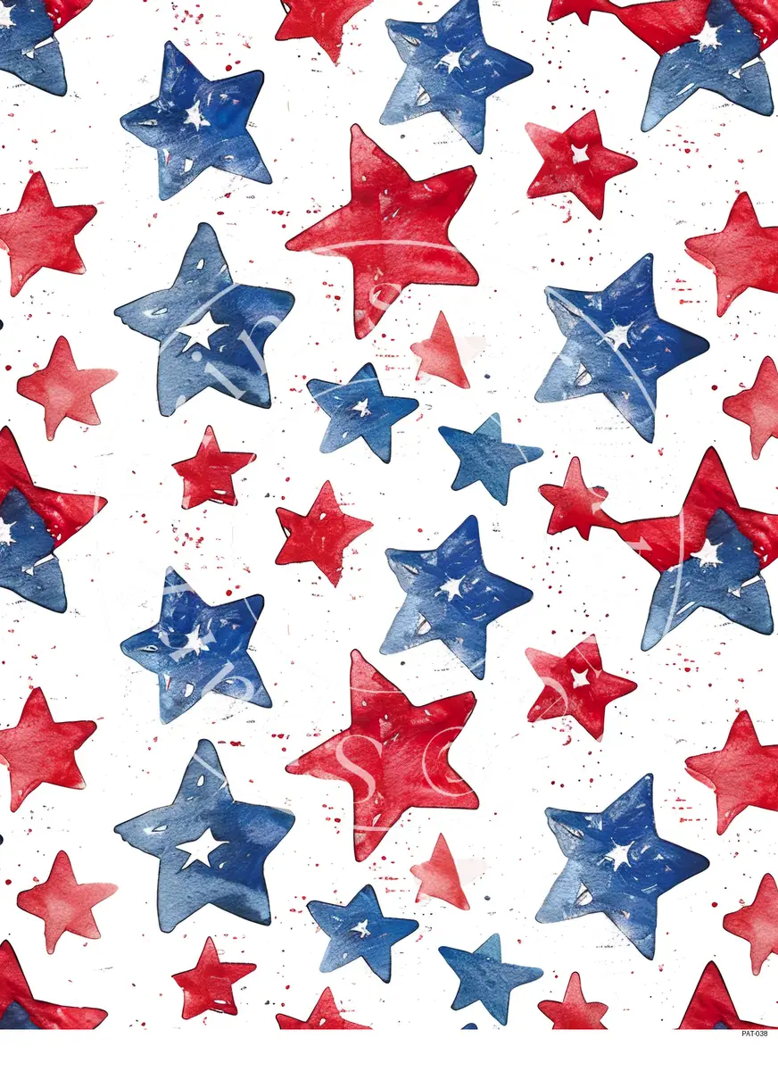 Patriotic USA Designs Transfer Sheet Image PAT-038