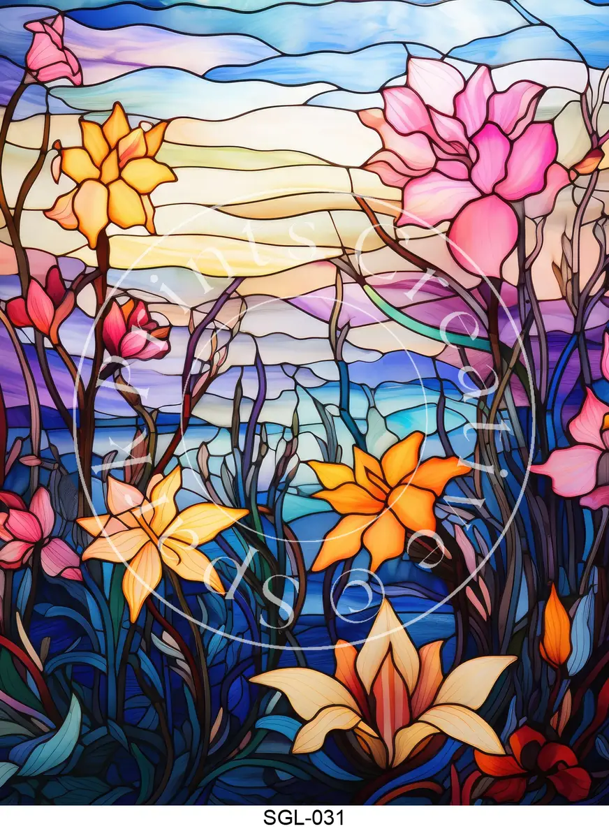 Stained Glass Designs Transfer Sheet Image SGL-031