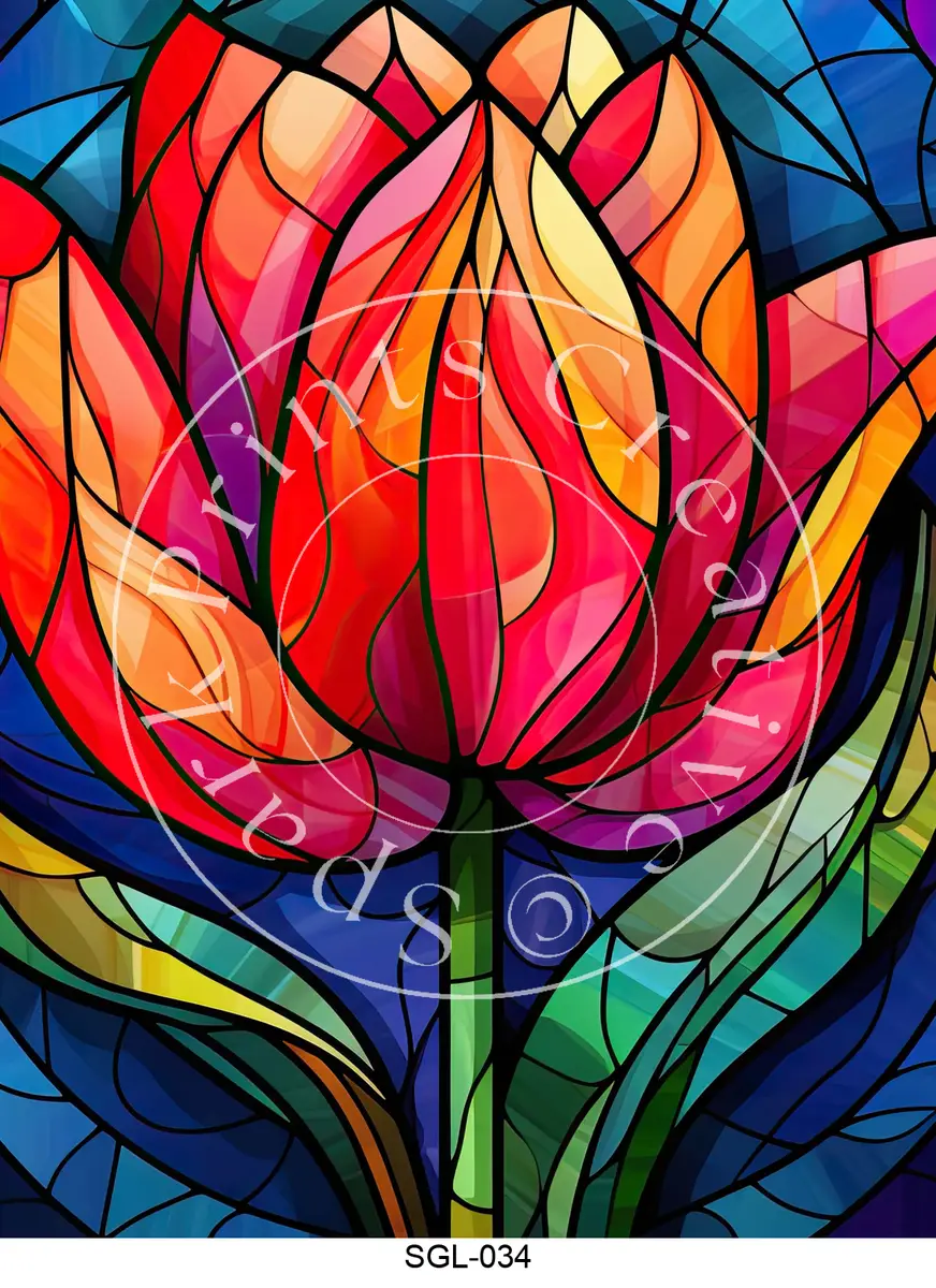 Stained Glass Designs Transfer Sheet Image SGL-034
