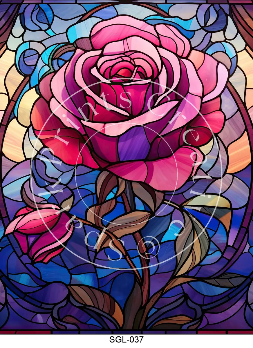 Stained Glass Designs Transfer Sheet Image SGL-037