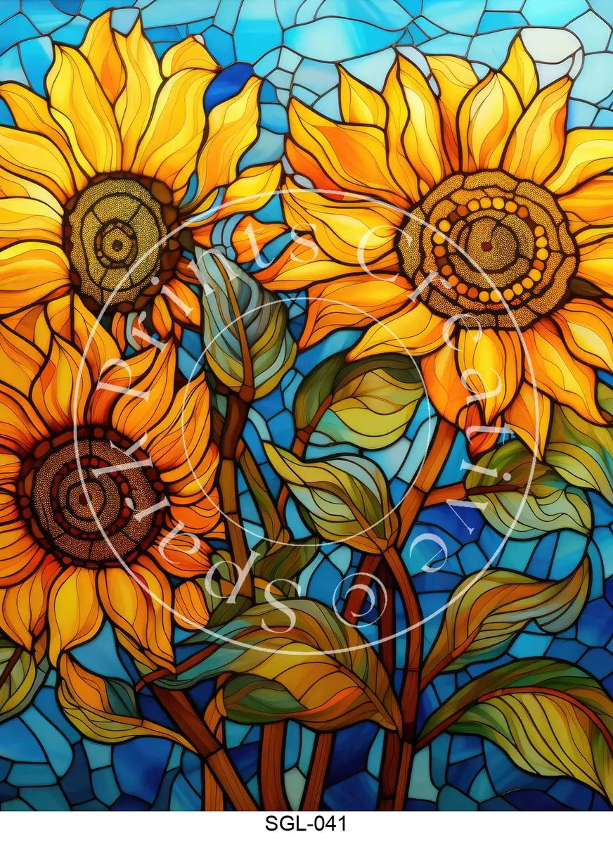 Stained Glass Designs Transfer Sheet Image SGL-041