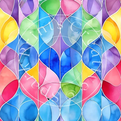 Stained Glass Designs Transfer Sheet Image SGL-044 - Image 1