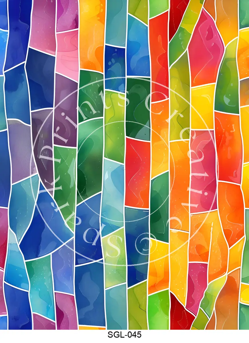 Stained Glass Designs Transfer Sheet Image SGL-045