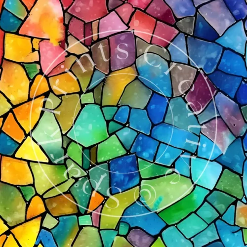 Stained Glass Designs Transfer Sheet Image SGL-047 - Image 1