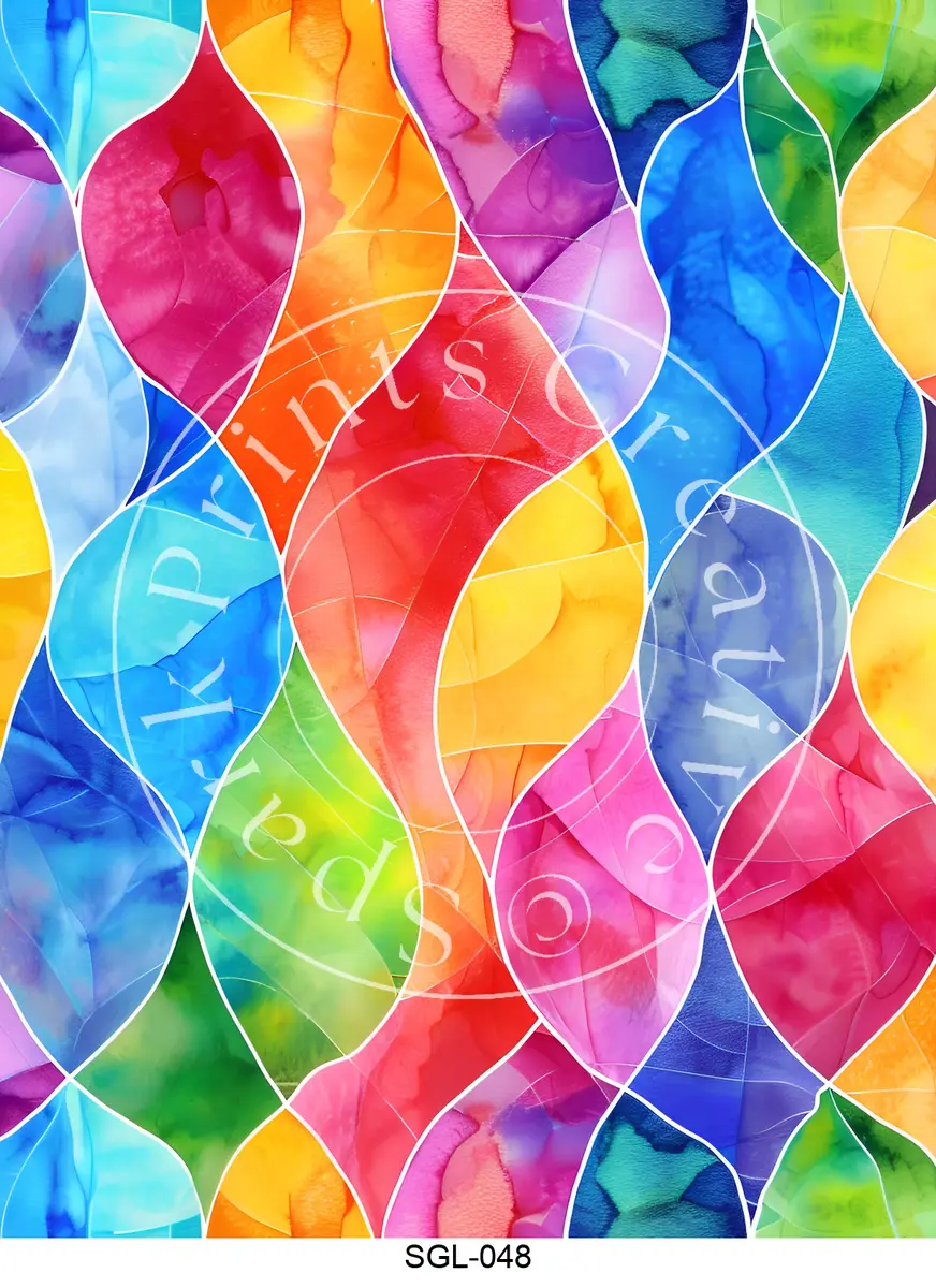 Stained Glass Designs Transfer Sheet Image SGL-048
