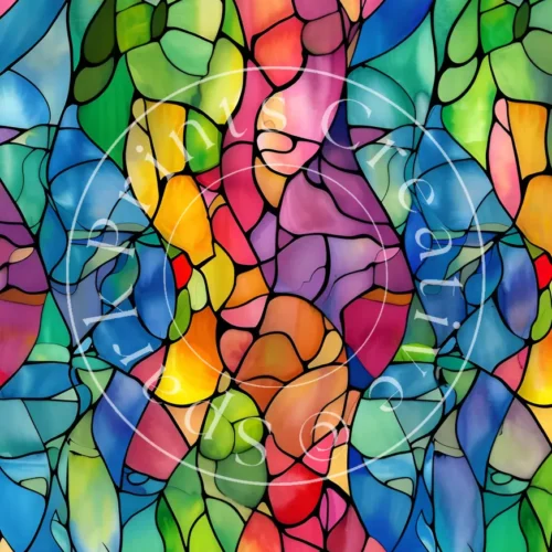 Stained Glass Designs Transfer Sheet Image SGL-055 - Image 1