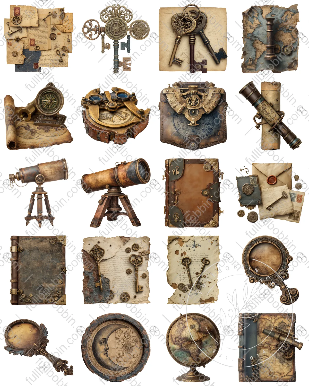 Sands Of Time Charms Set for Water Soluble Paper