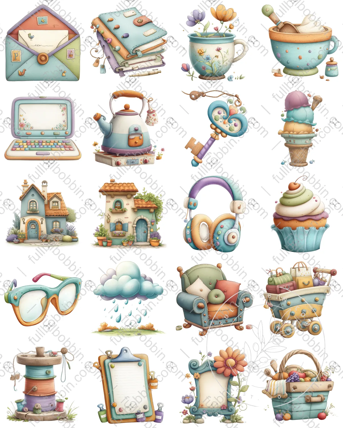 Simple Joys Charms Set for Water Soluble Paper