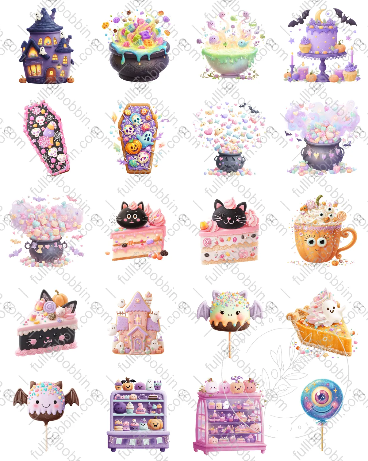 Spooky Treats Charms Set for Water Soluble Paper