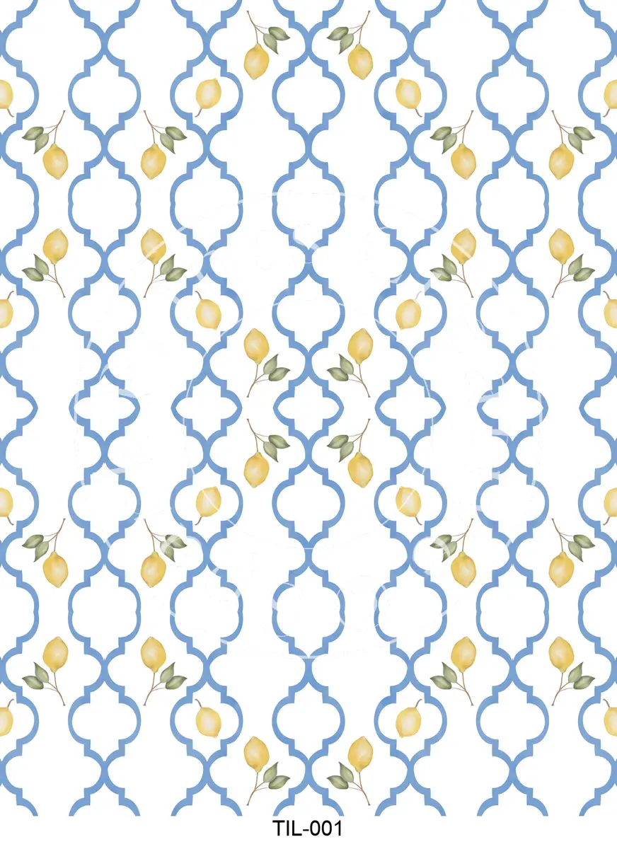 Tiles Patterns Transfer Sheet Image TIL-001