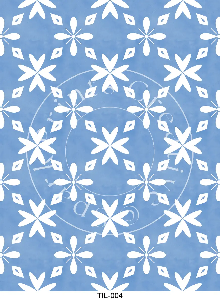 Tiles Patterns Transfer Sheet Image TIL-004