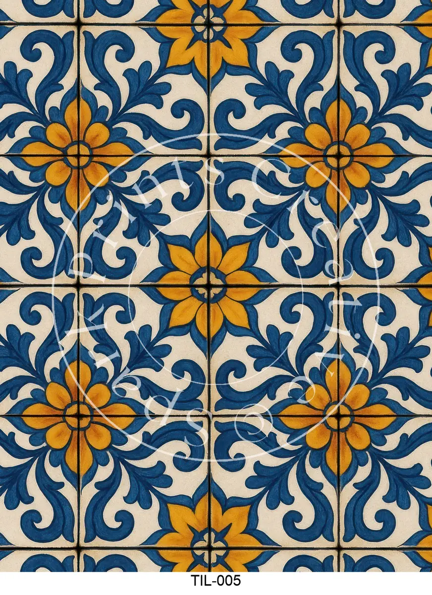 Tiles Patterns Transfer Sheet Image TIL-005
