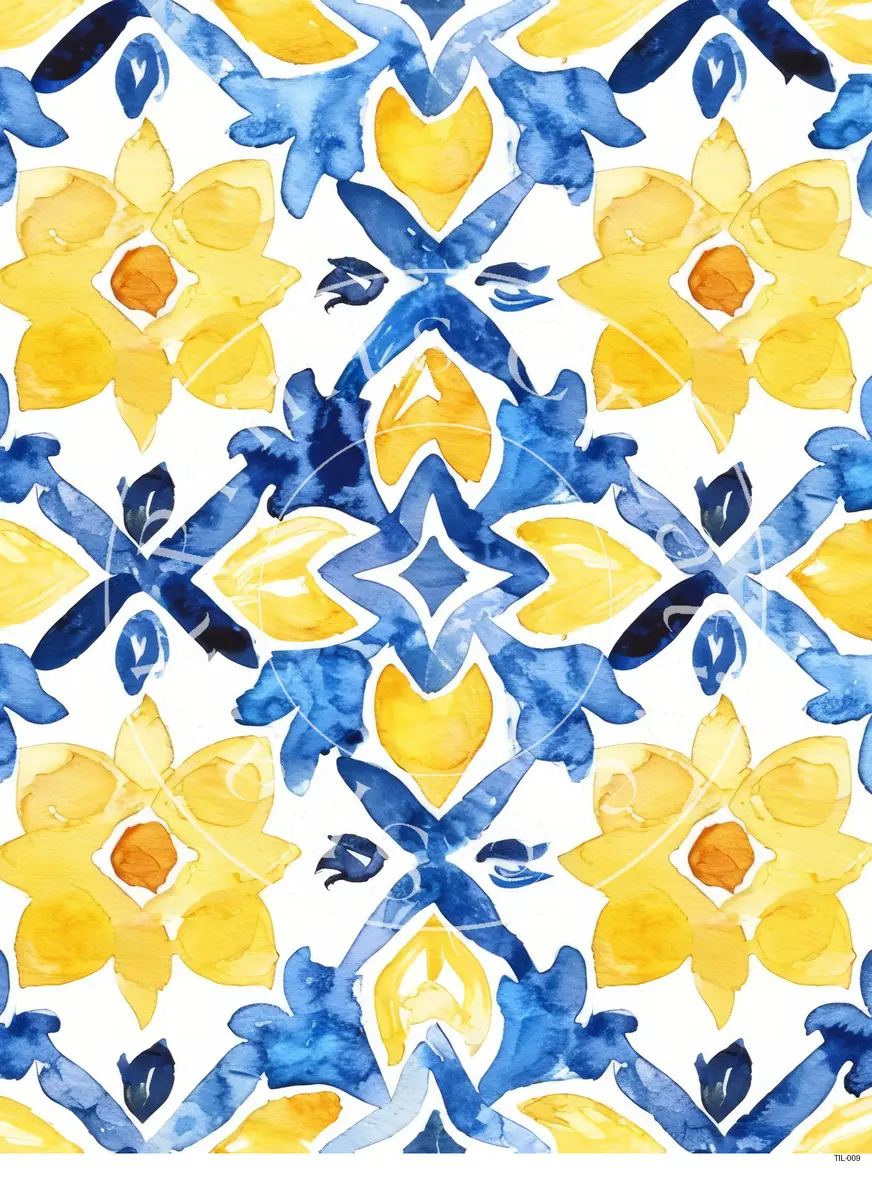 Tiles Patterns Transfer Sheet Image TIL-009