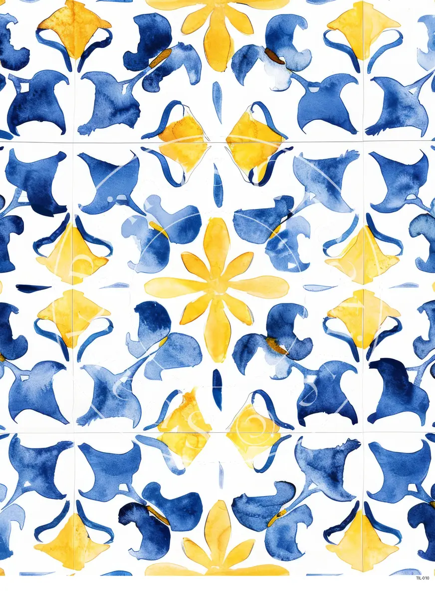Tiles Patterns Transfer Sheet Image TIL-010