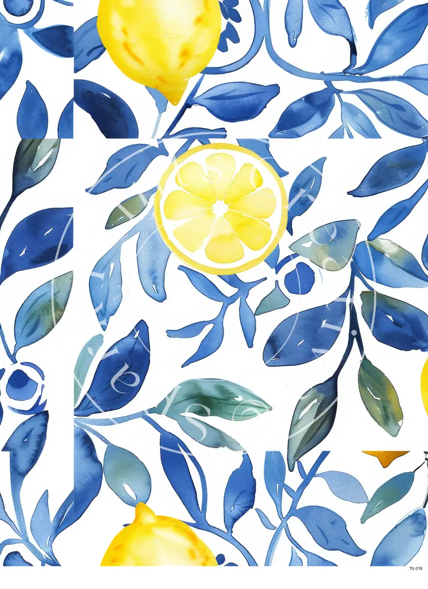 Tiles Patterns Transfer Sheet Image TIL-019