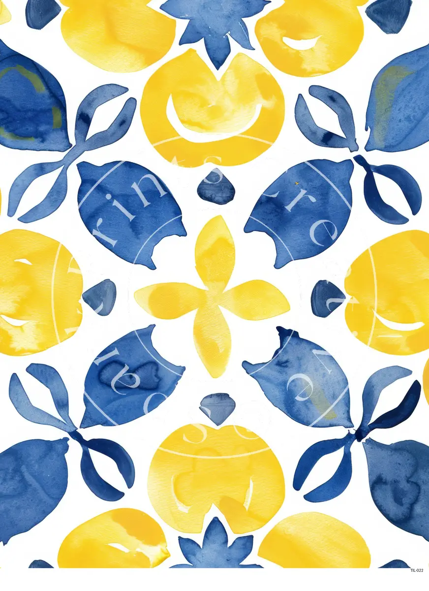 Tiles Patterns Transfer Sheet Image TIL-022