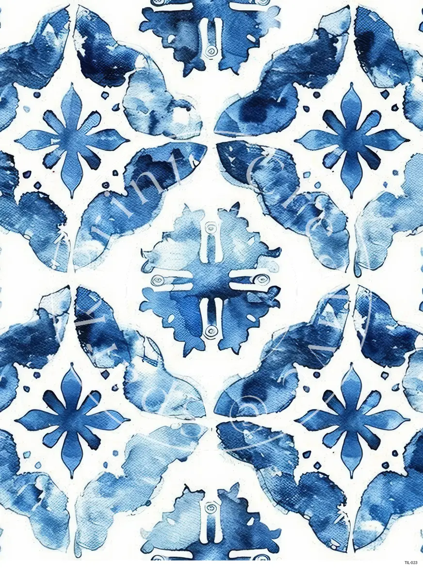 Tiles Patterns Transfer Sheet Image TIL-023