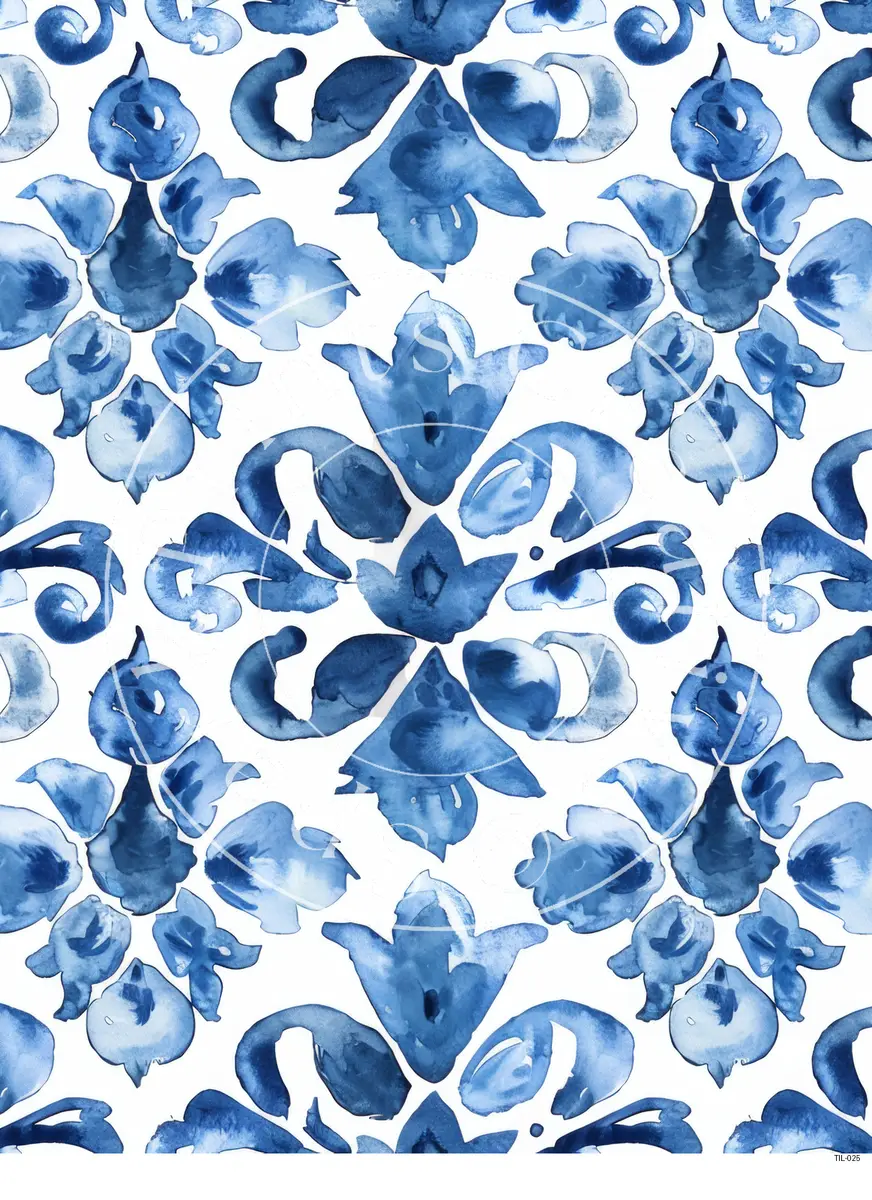 Tiles Patterns Transfer Sheet Image TIL-025
