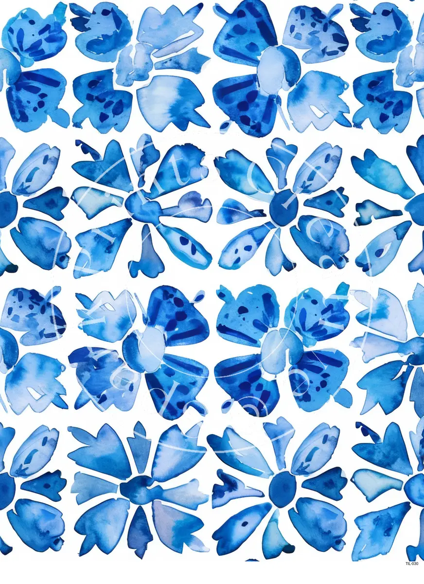 Tiles Patterns Transfer Sheet Image TIL-030