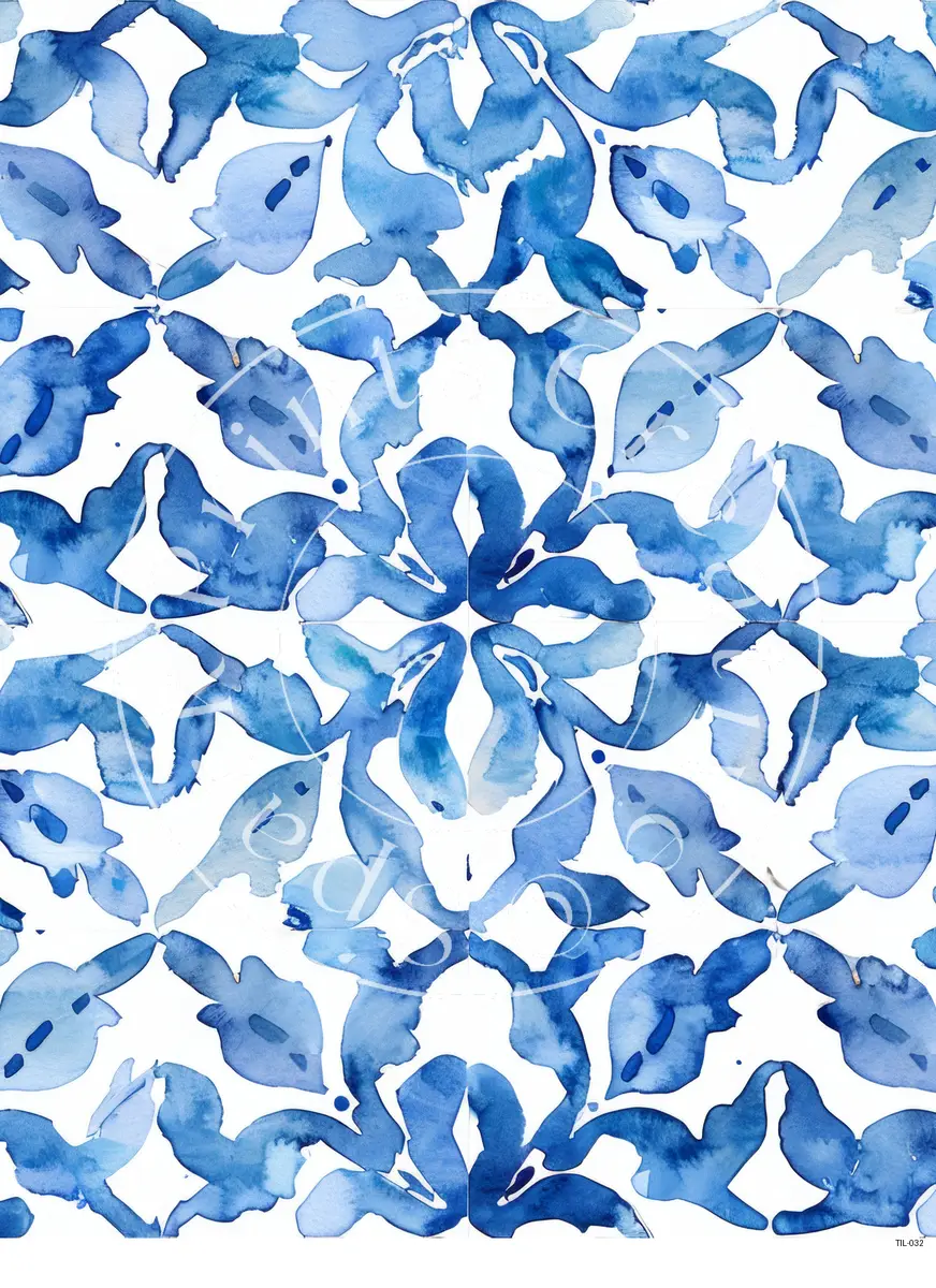 Tiles Patterns Transfer Sheet Image TIL-032