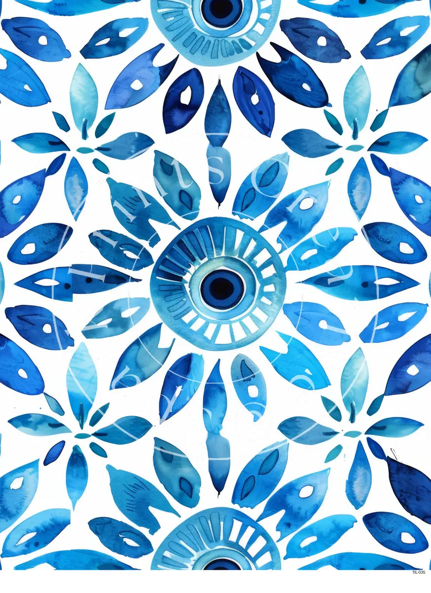 Tiles Patterns Transfer Sheet Image TIL-035