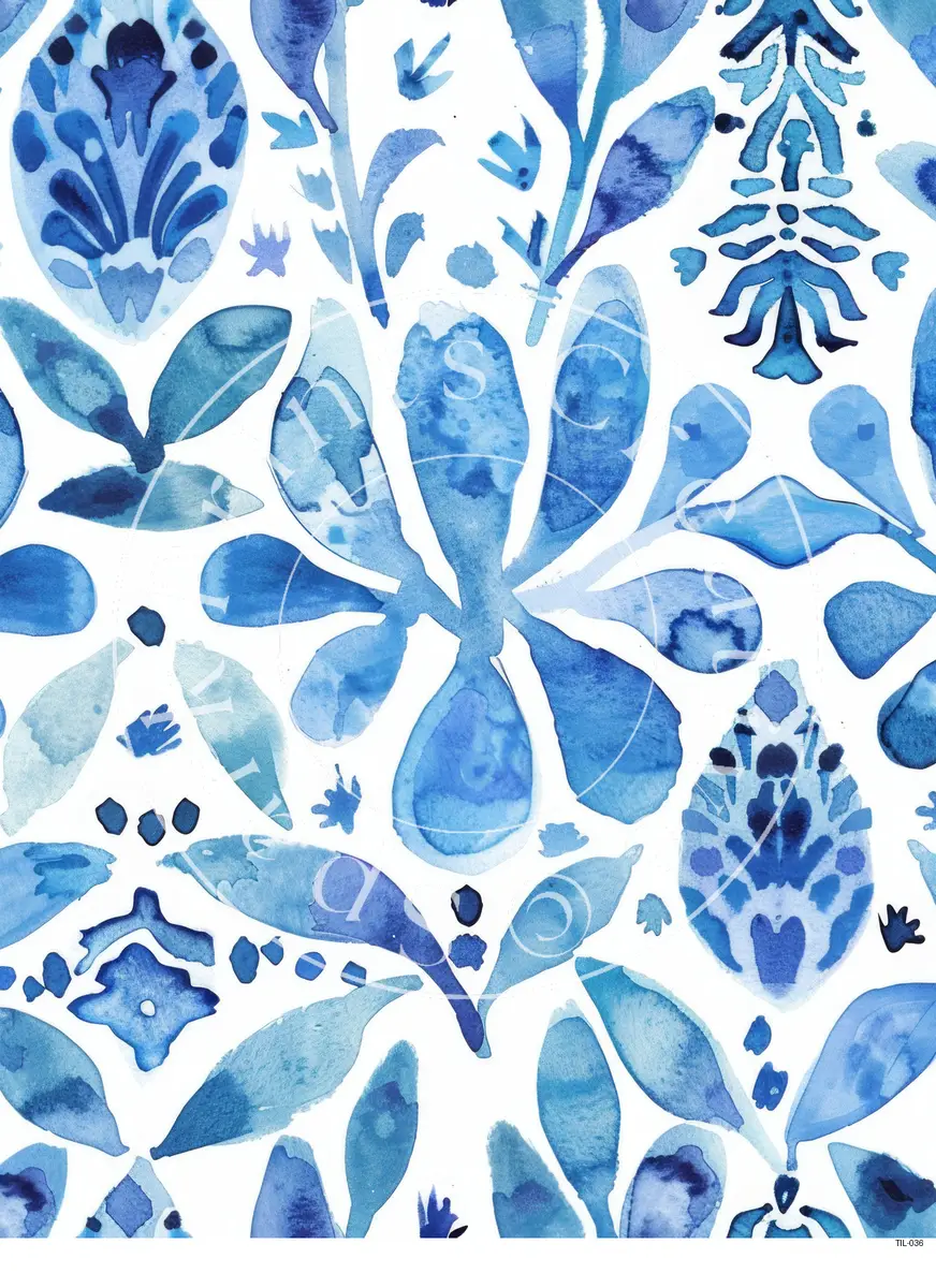 Tiles Patterns Transfer Sheet Image TIL-036