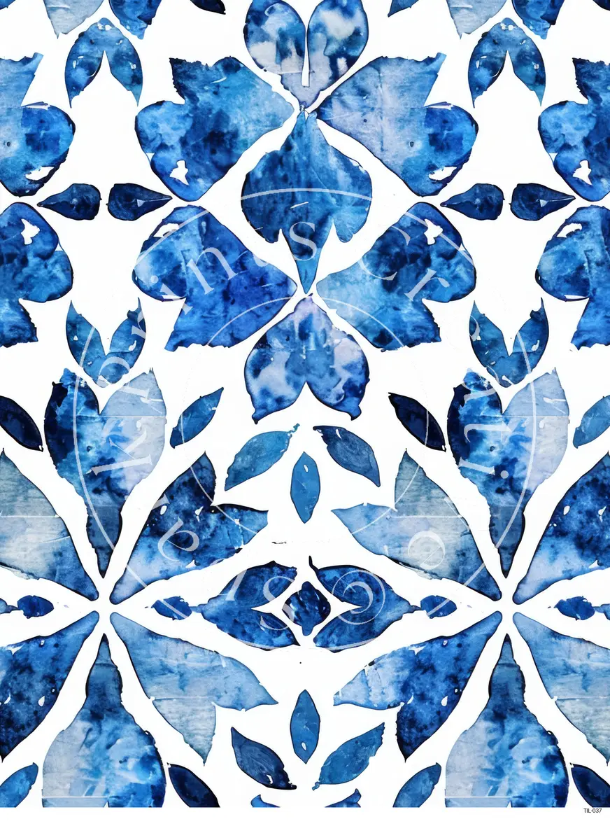 Tiles Patterns Transfer Sheet Image TIL-037