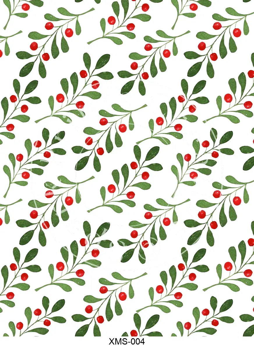 Christmas Patterns Transfer Sheet Image XMS-004