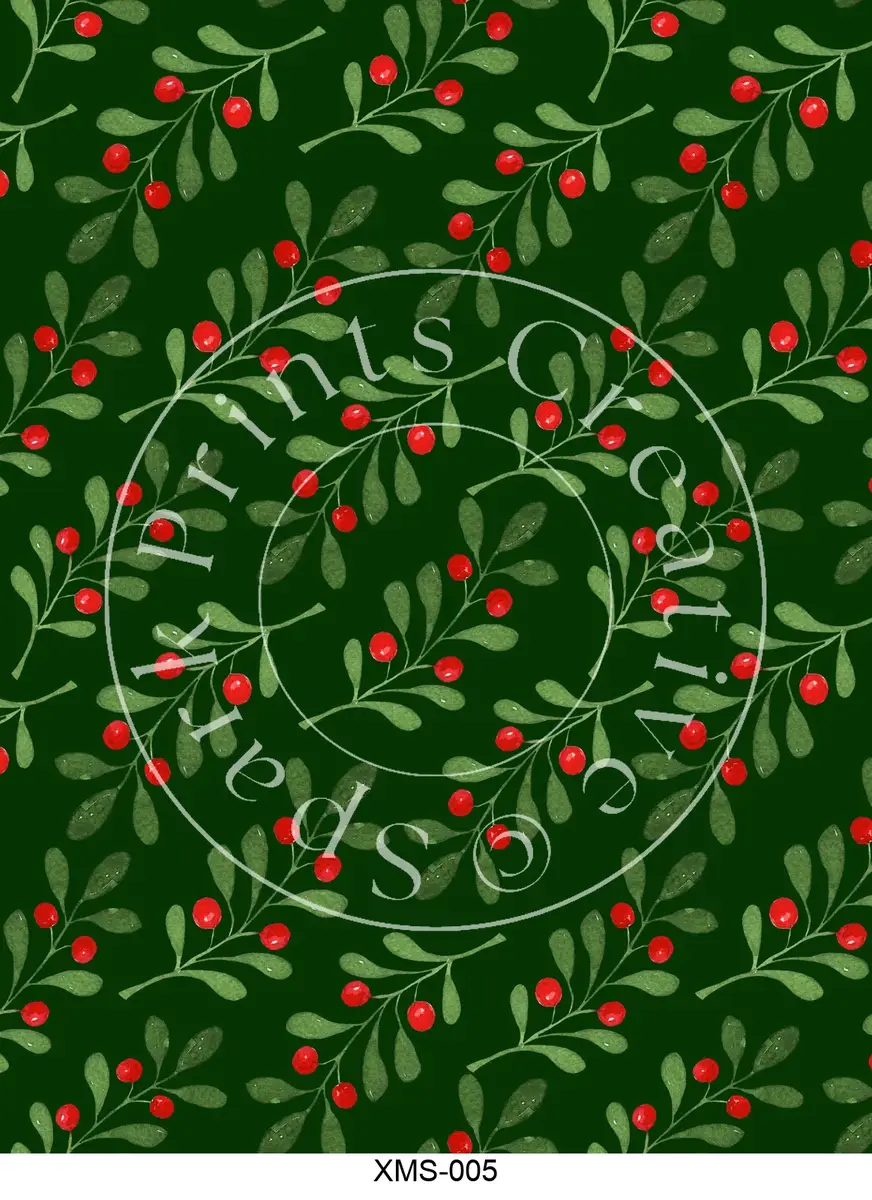 Christmas Patterns Transfer Sheet Image XMS-005